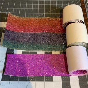 Cricut glitter bow making ribbon